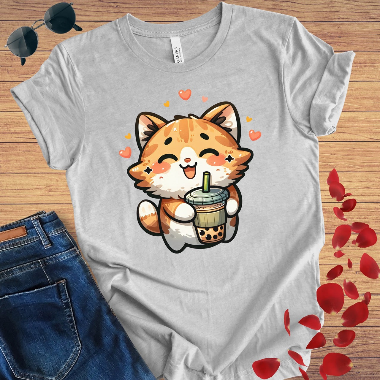 Cute Corgi Boba T-Shirt