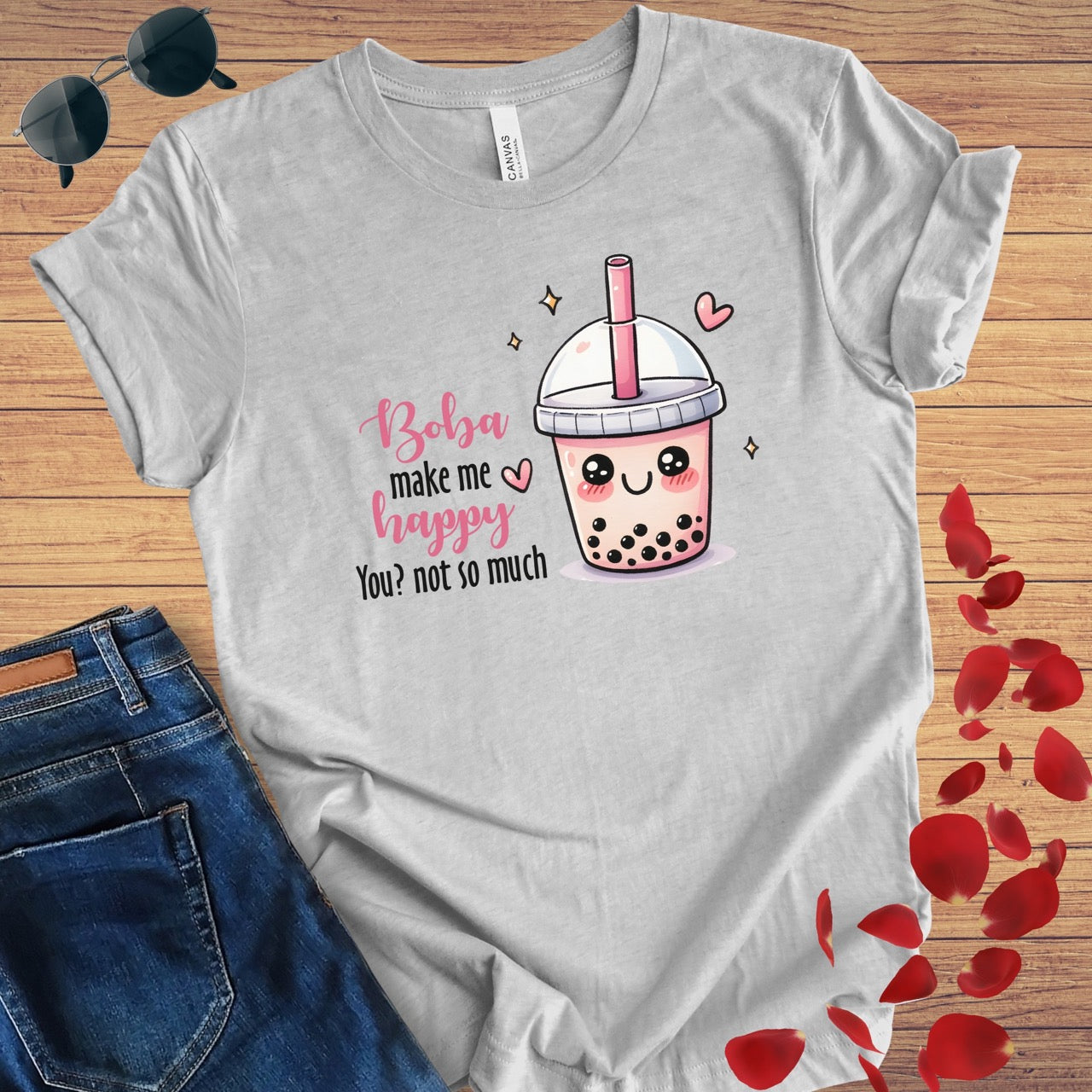 Boba Makes Me Happy T-Shirt