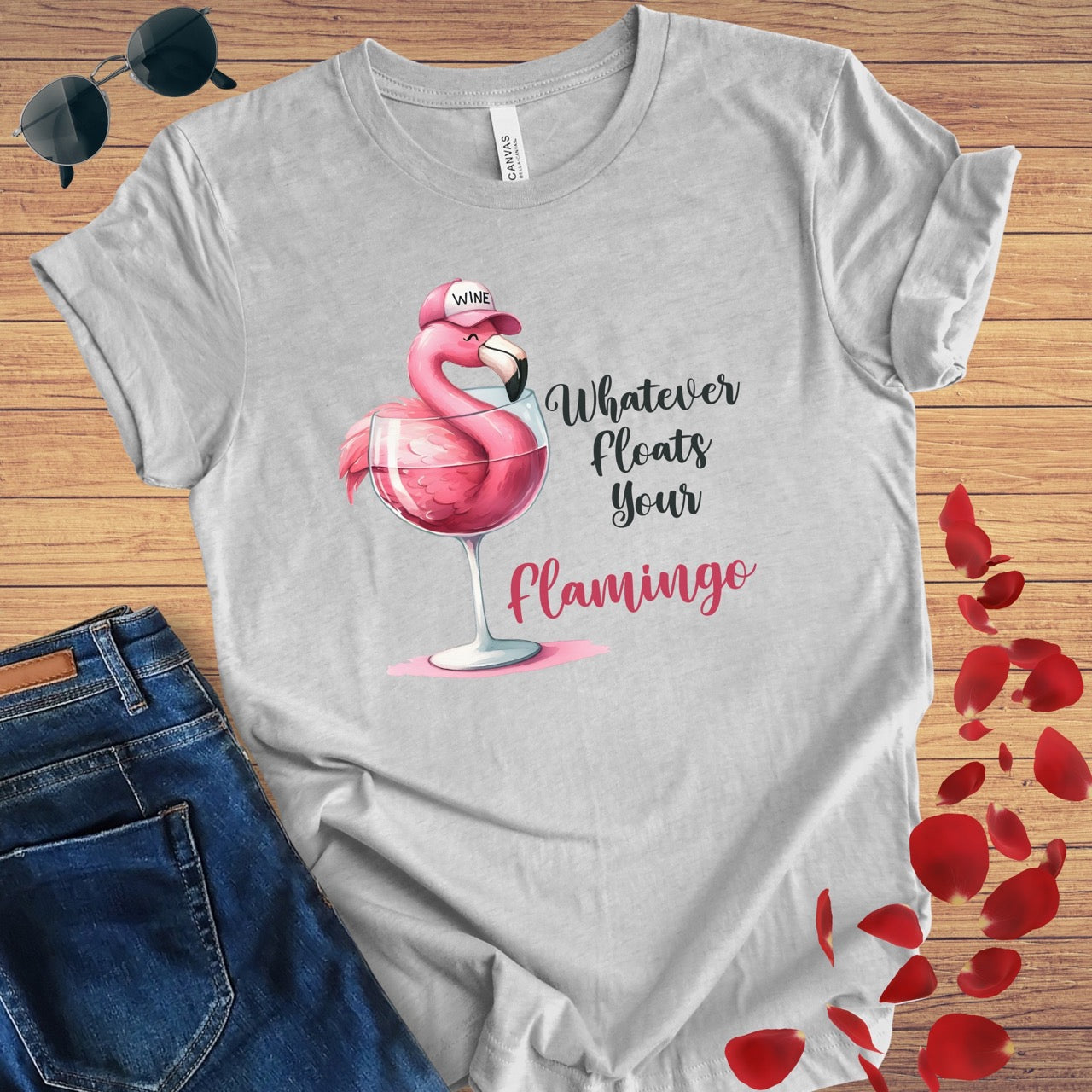 Whatever Floats Your Flamingo T-Shirt