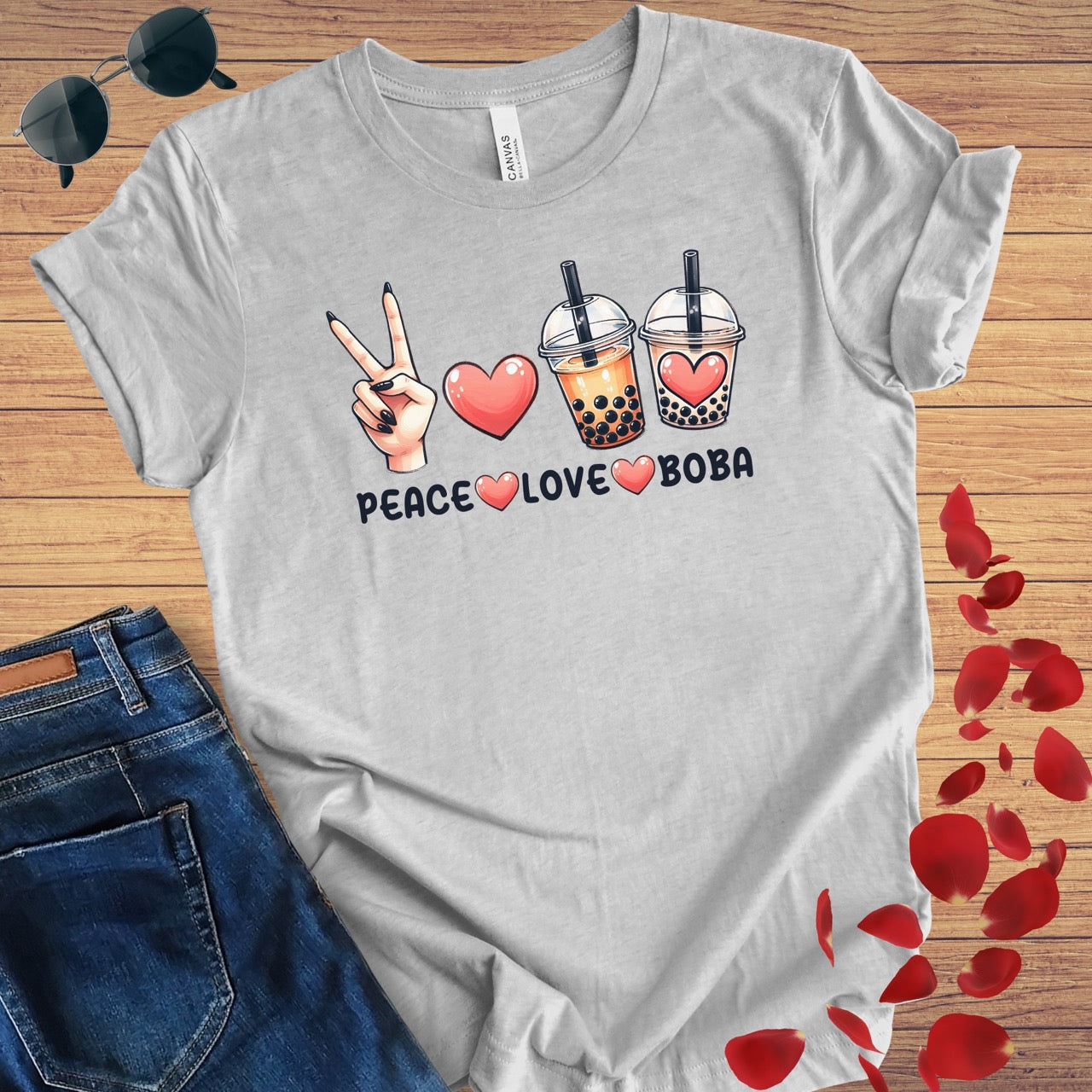 Peace Love Boba T-Shirt