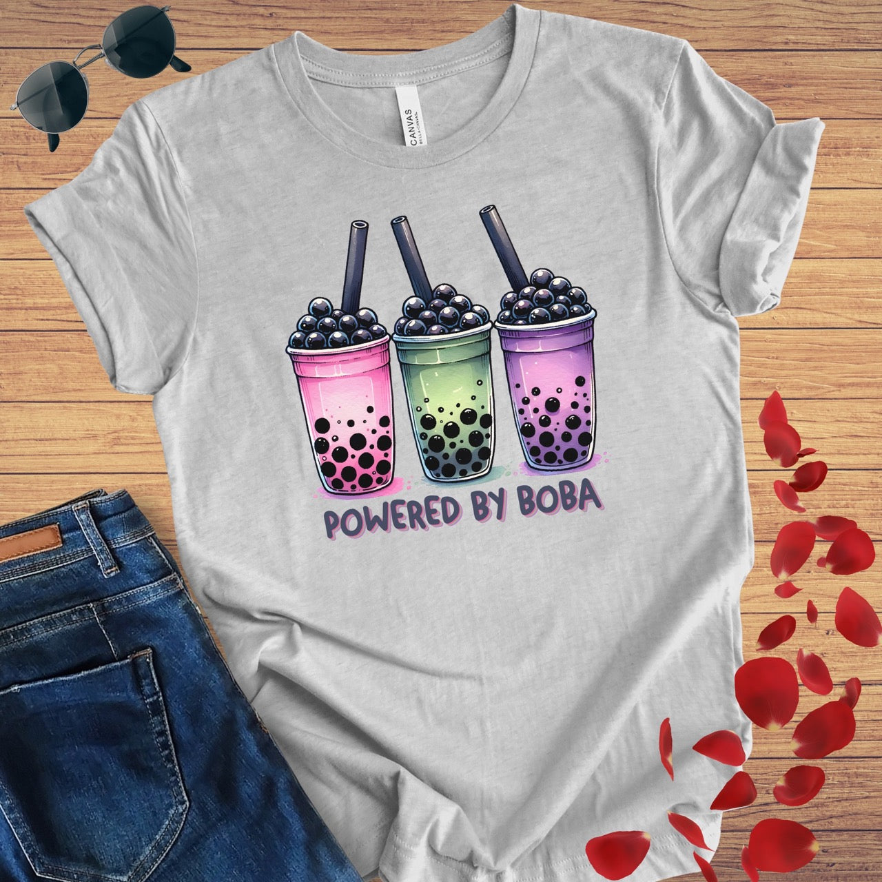 Powered By Boba T-Shirt