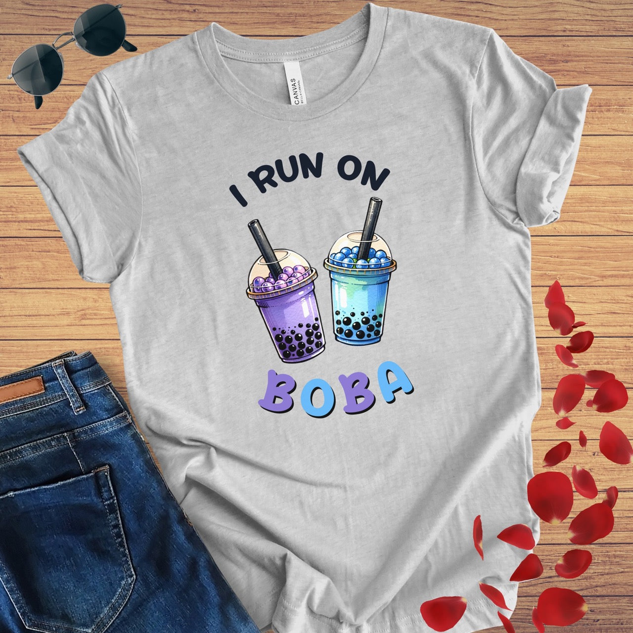 I Run On Boba T-Shirt