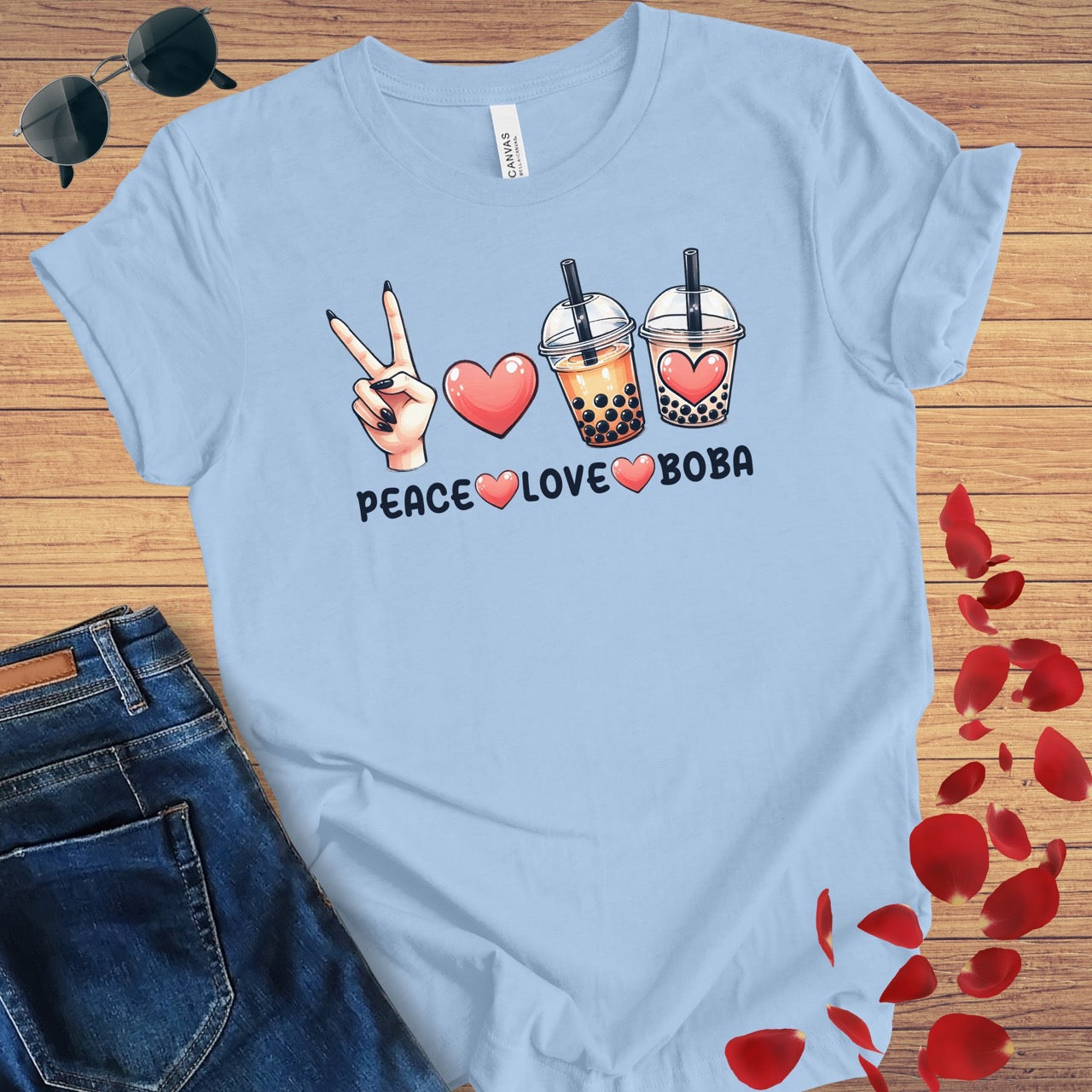 Peace Love Boba T-Shirt