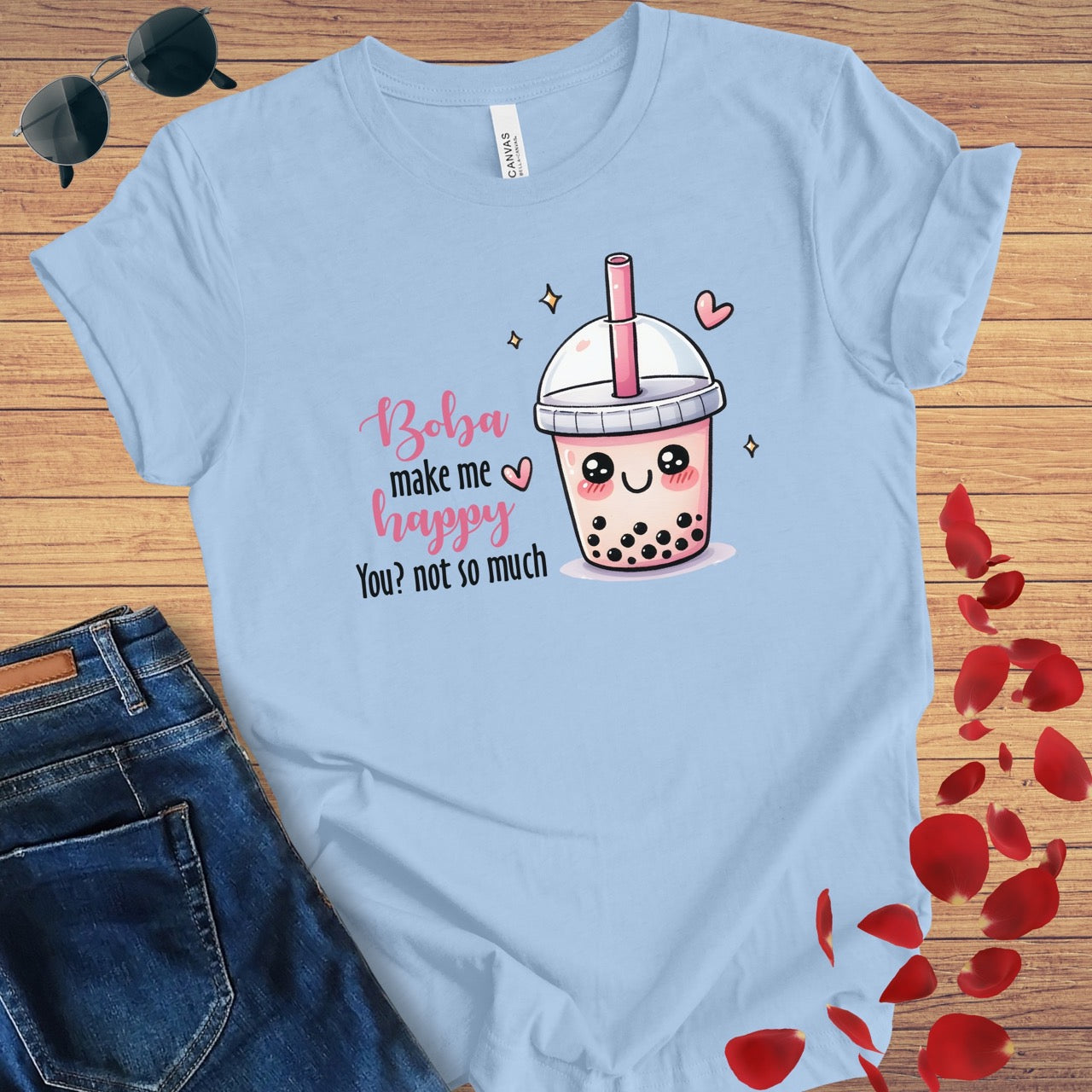 Boba Makes Me Happy T-Shirt