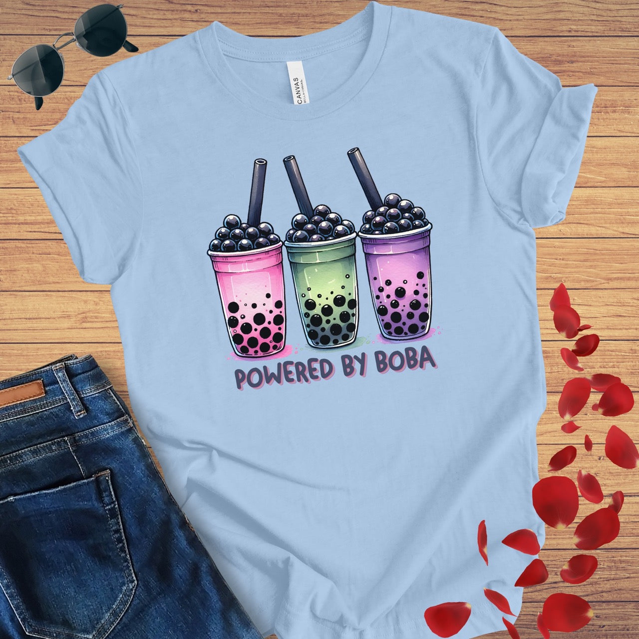 Powered By Boba T-Shirt