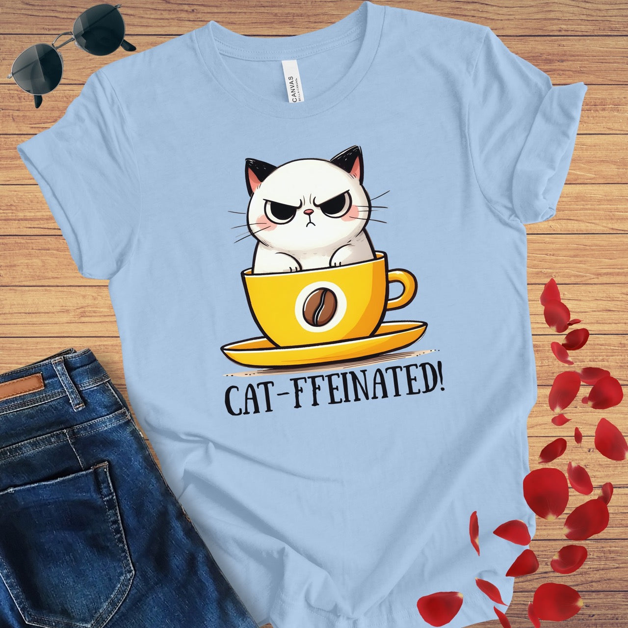 Cat-ffeinated T-Shirt