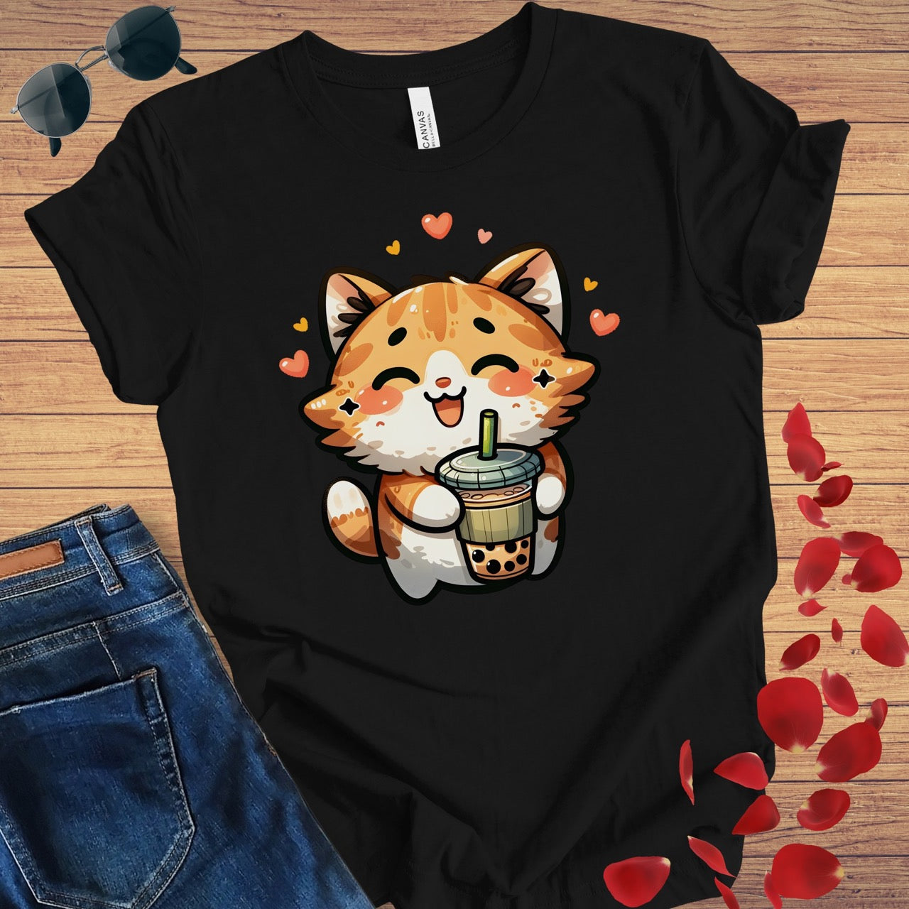 Cute Corgi Boba T-Shirt