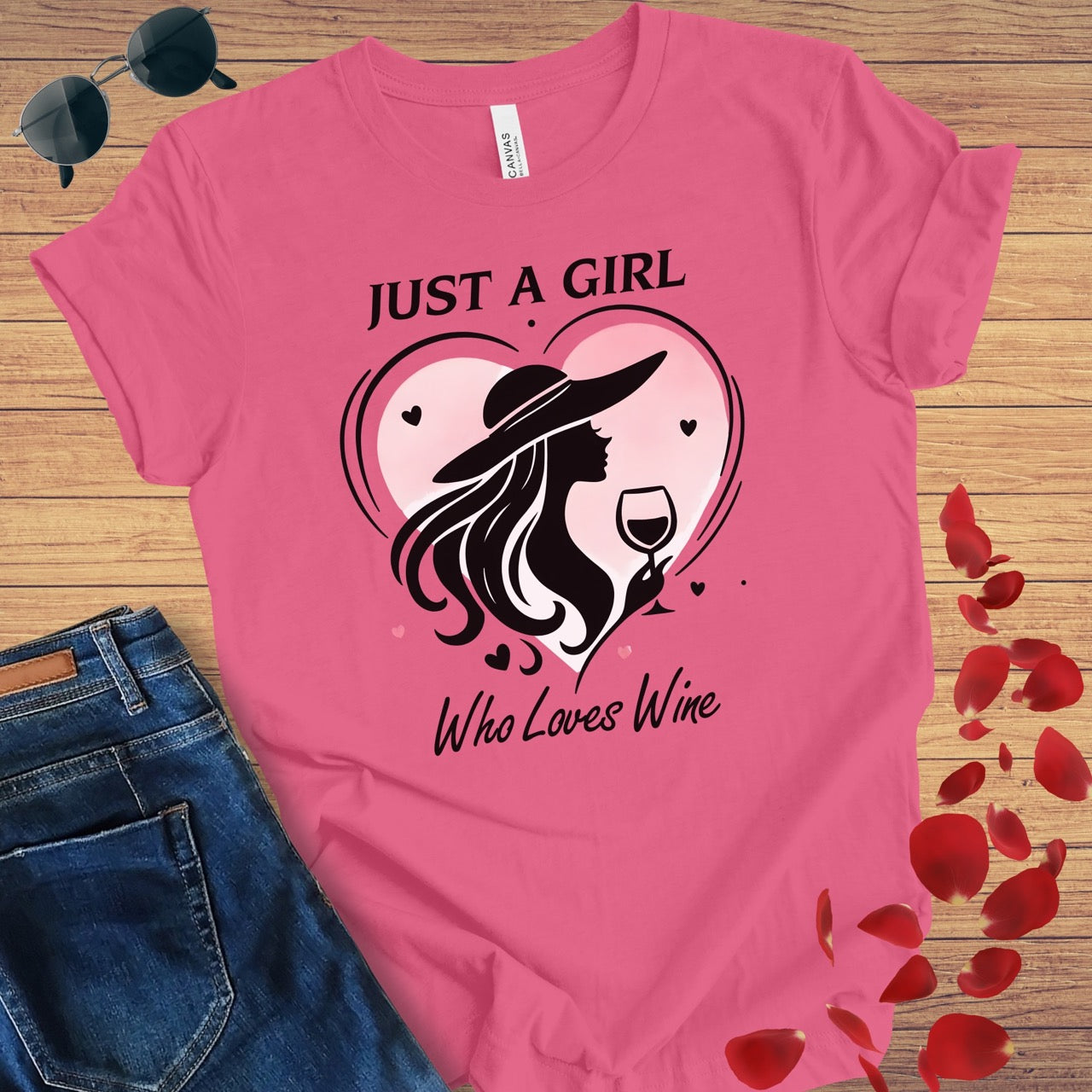 Just A Girl Who Loves Wine T-Shirt