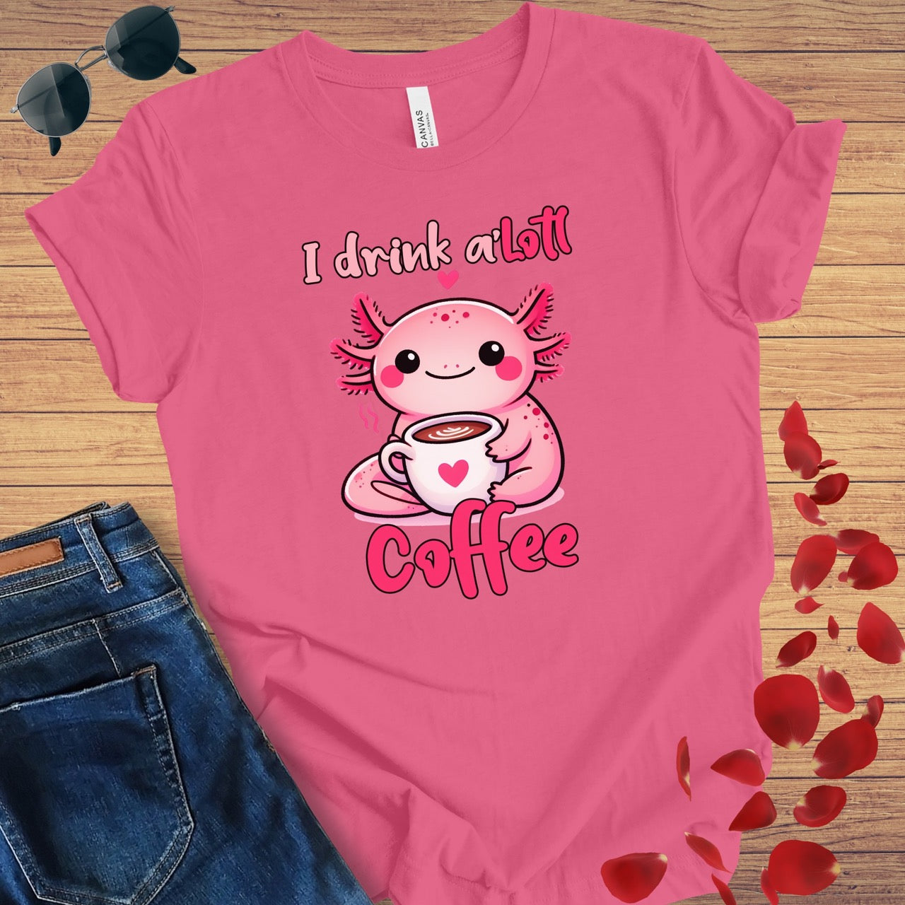 I Drink A'Lotl Coffee T-Shirt