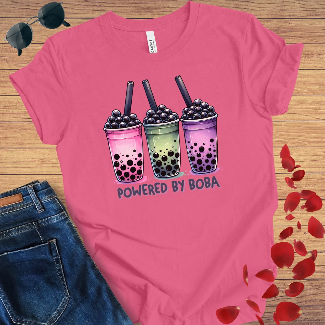 Powered By Boba T-Shirt