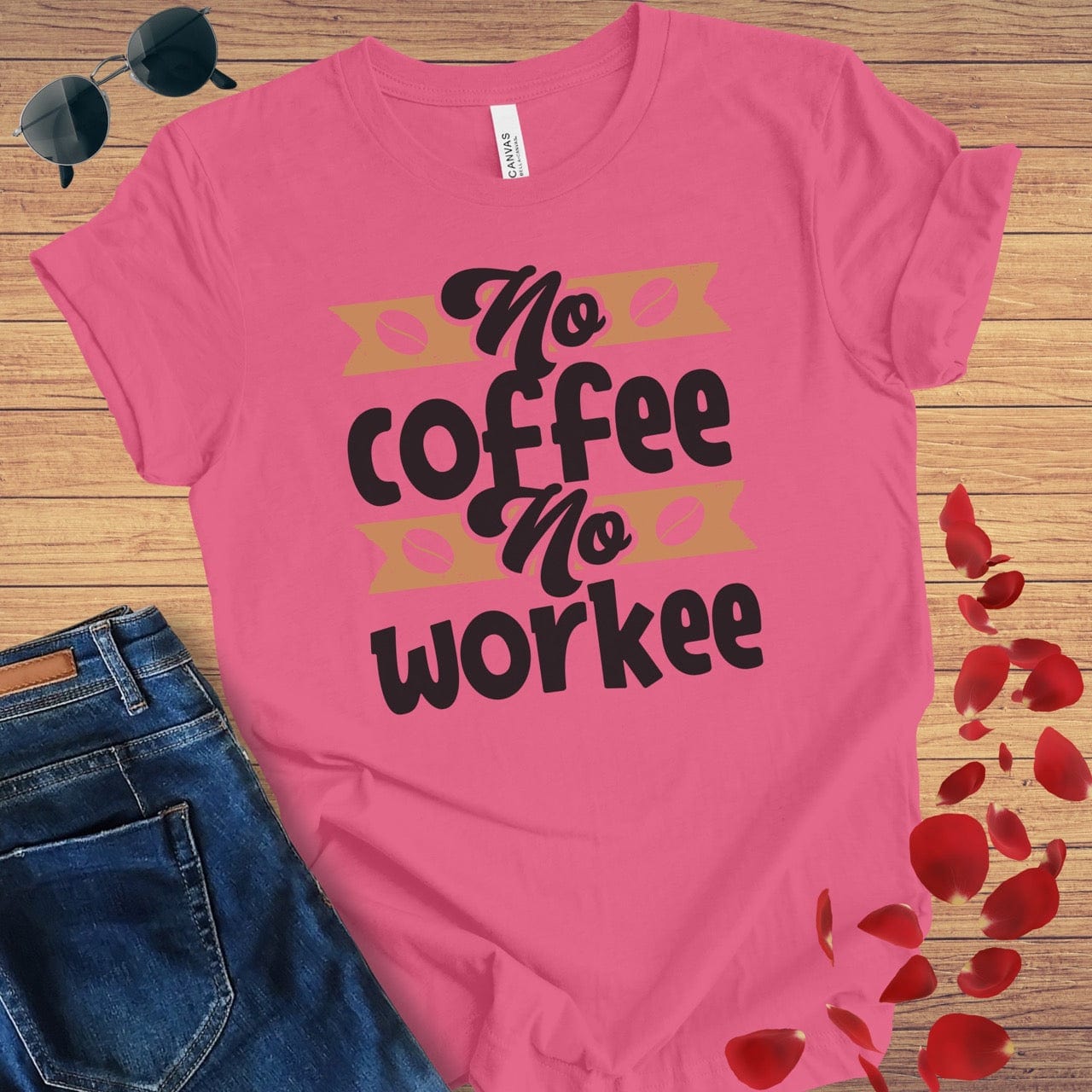 No Coffee No Workee T-Shirt