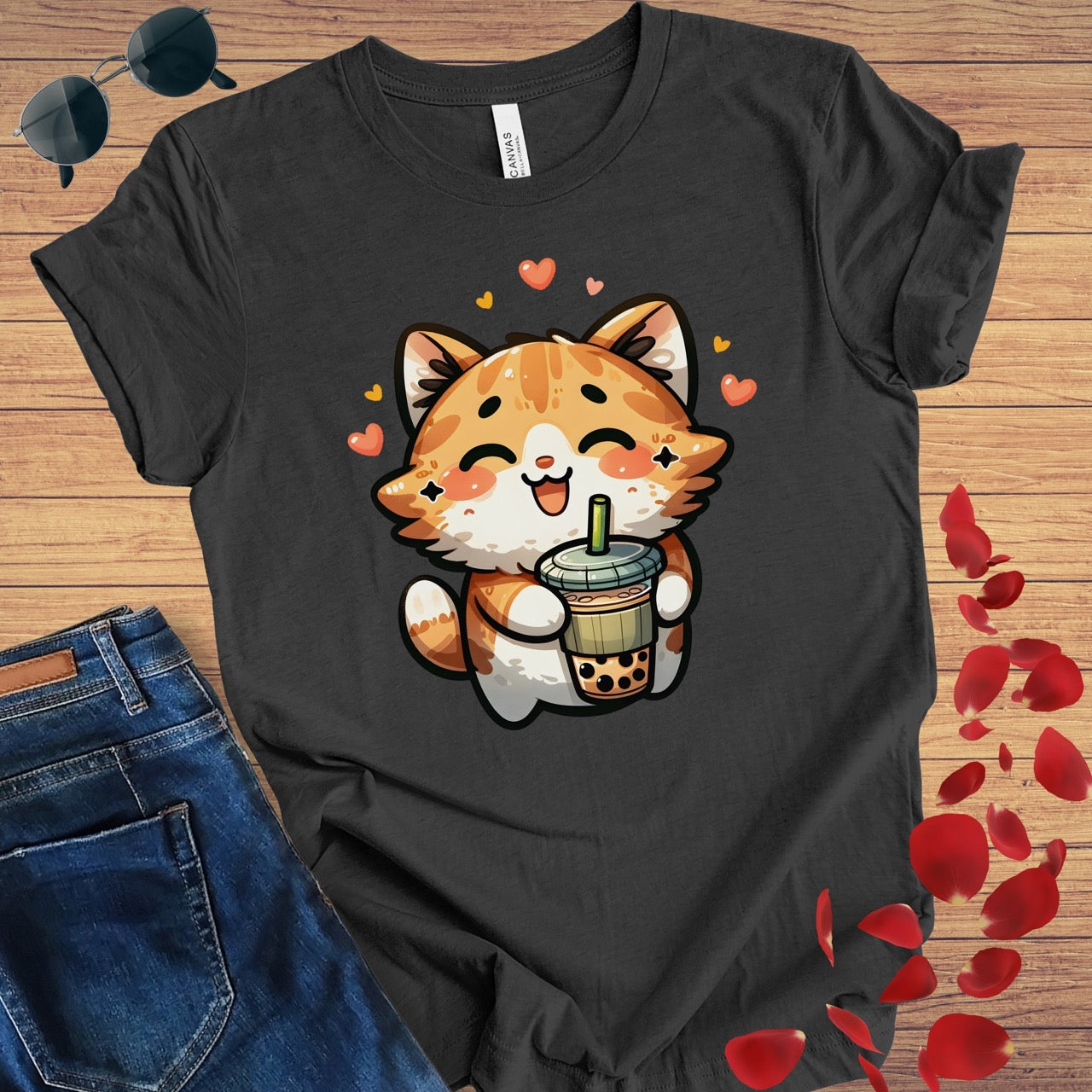 Cute Corgi Boba T-Shirt