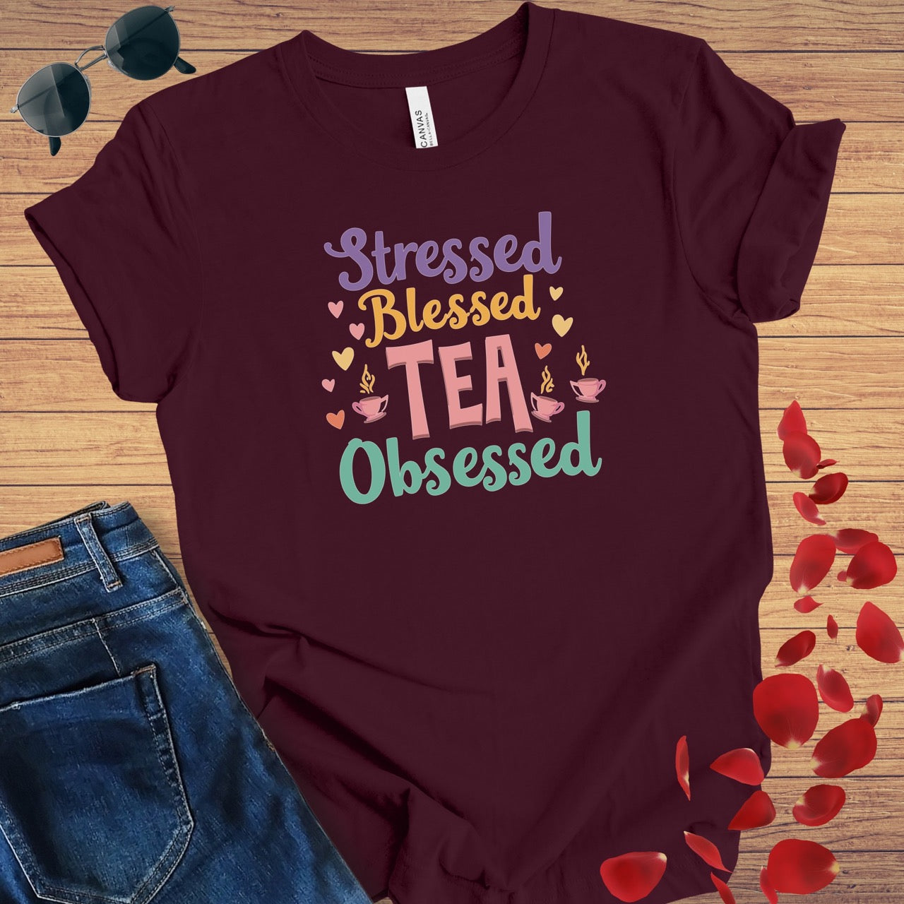 Stressed Tea Obsessed T-Shirt