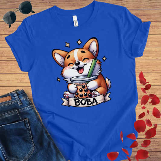 Boba Corgi T-Shirt