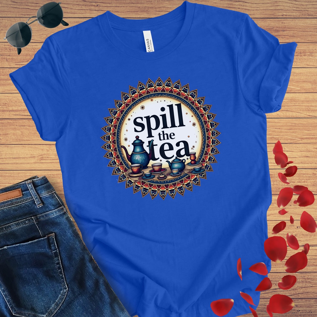 Spill The Tea Mandala T-Shirt