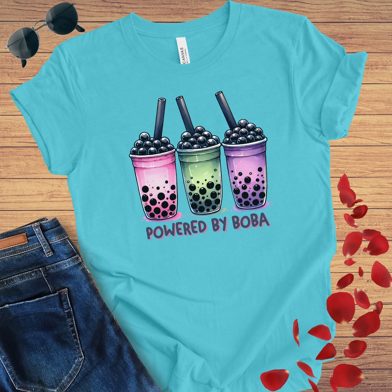 Powered By Boba T-Shirt