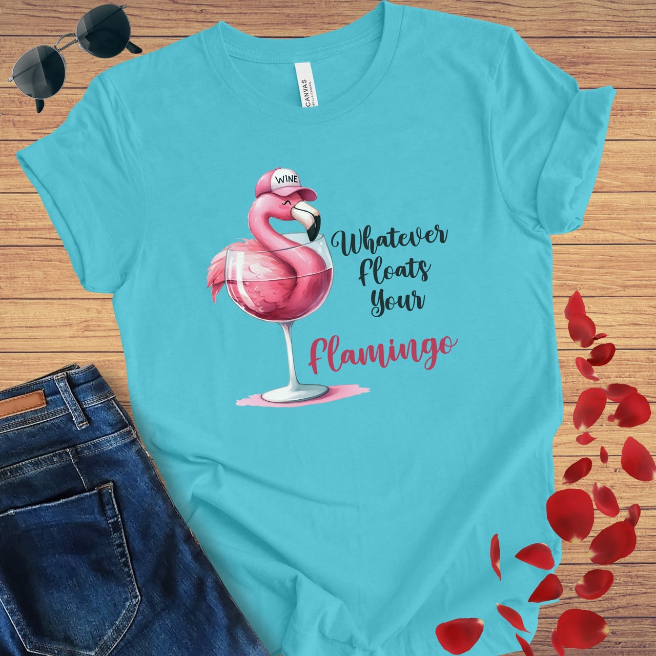 Whatever Floats Your Flamingo T-Shirt