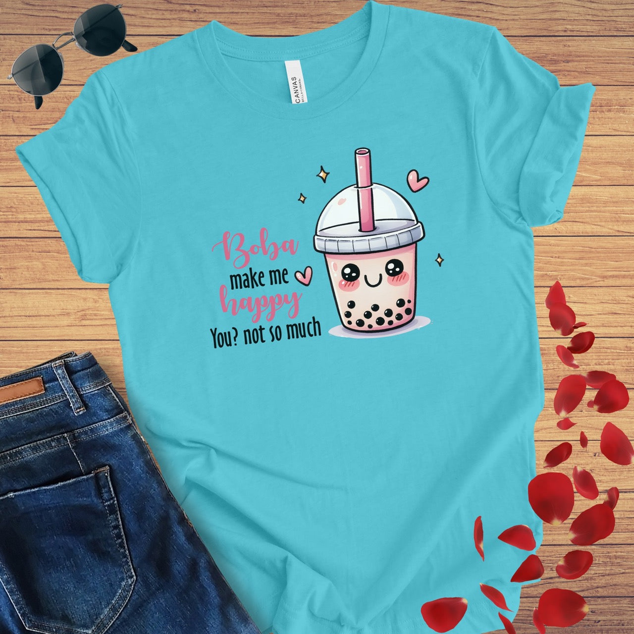 Boba Makes Me Happy T-Shirt