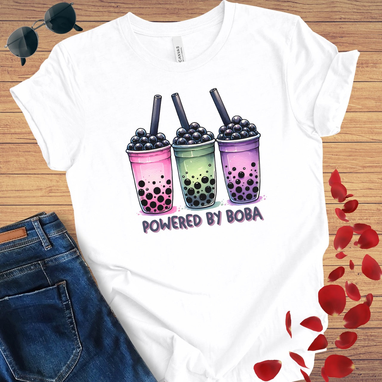 Powered By Boba T-Shirt