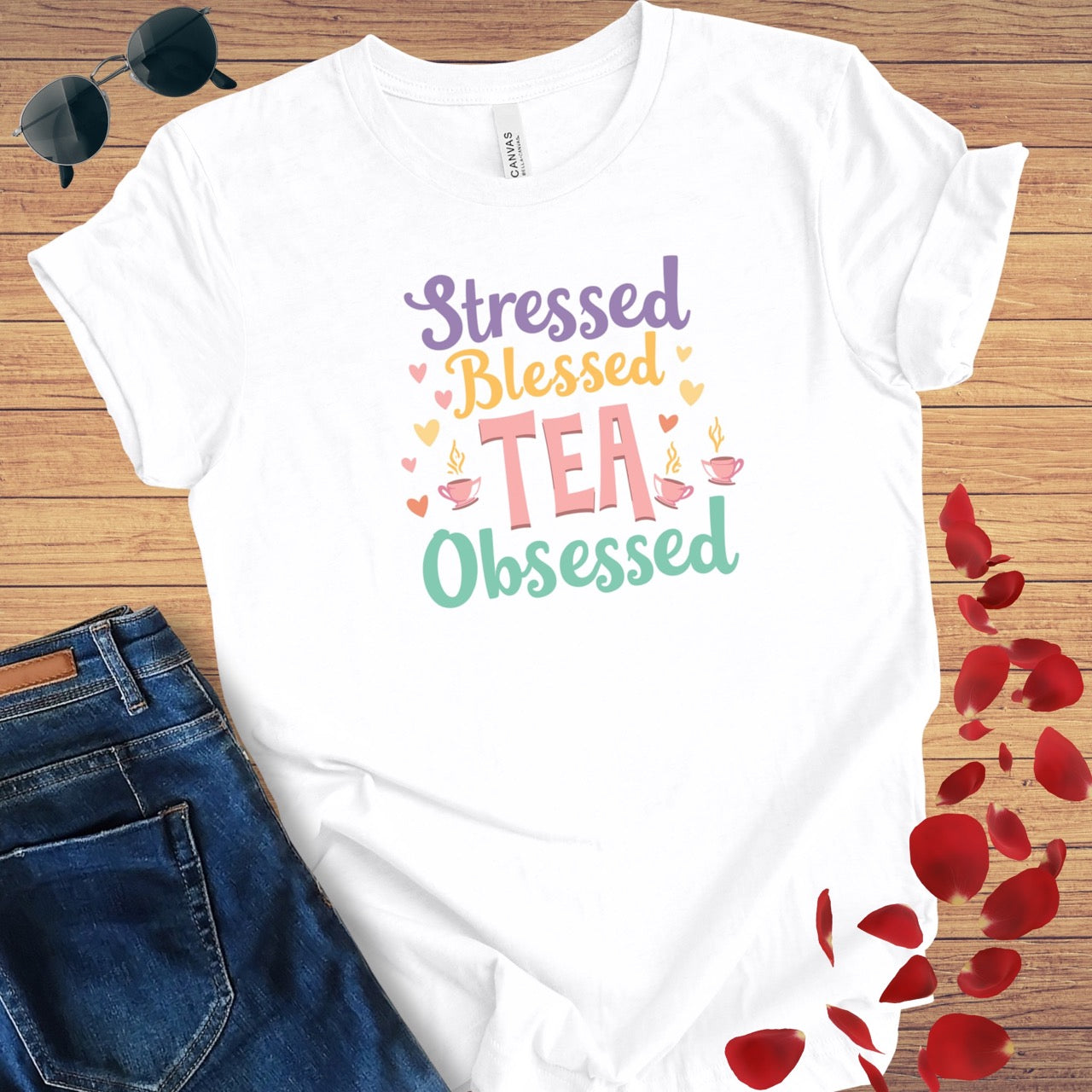 Stressed Tea Obsessed T-Shirt