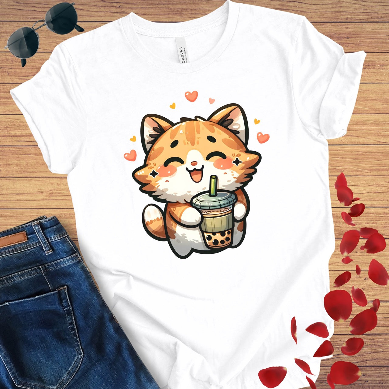 Cute Corgi Boba T-Shirt