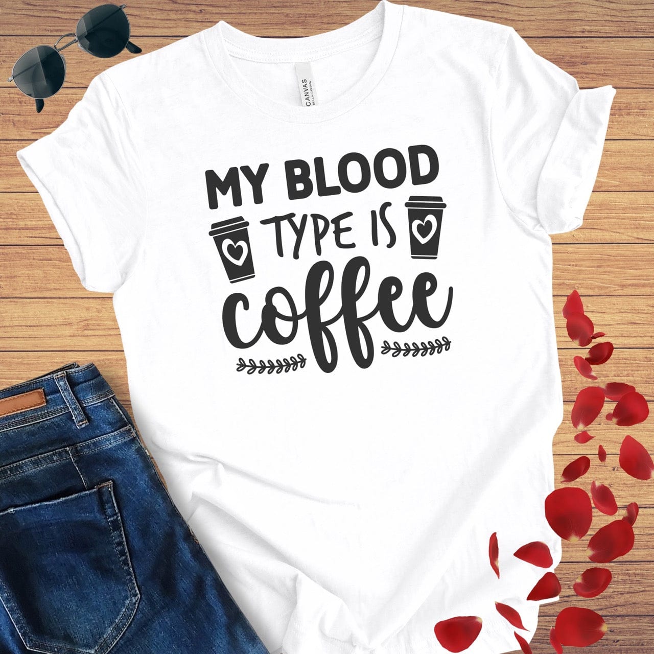 My Blood Type Is Coffee T-Shirt