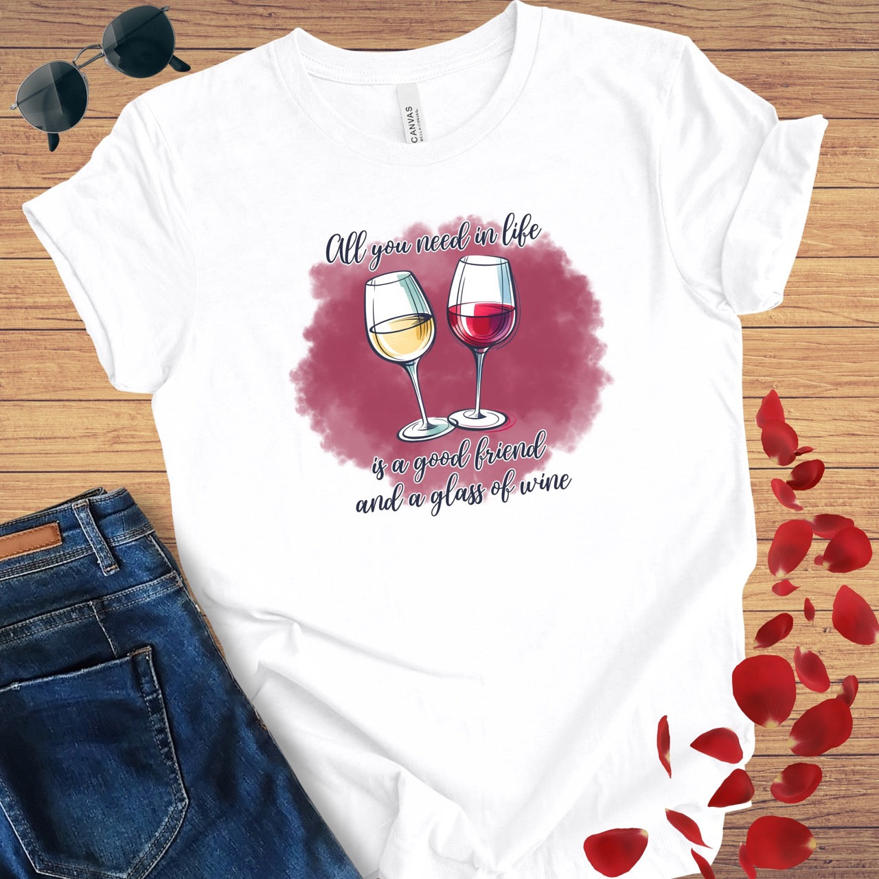 Friends & Wine T-Shirt