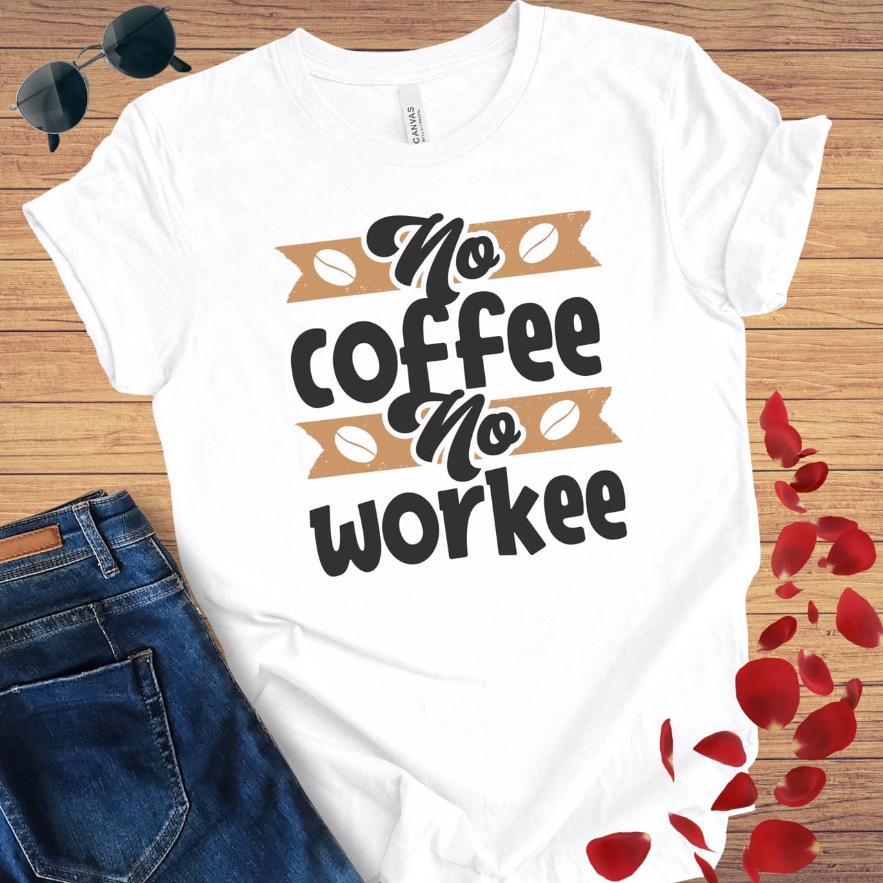 No Coffee No Workee T-Shirt