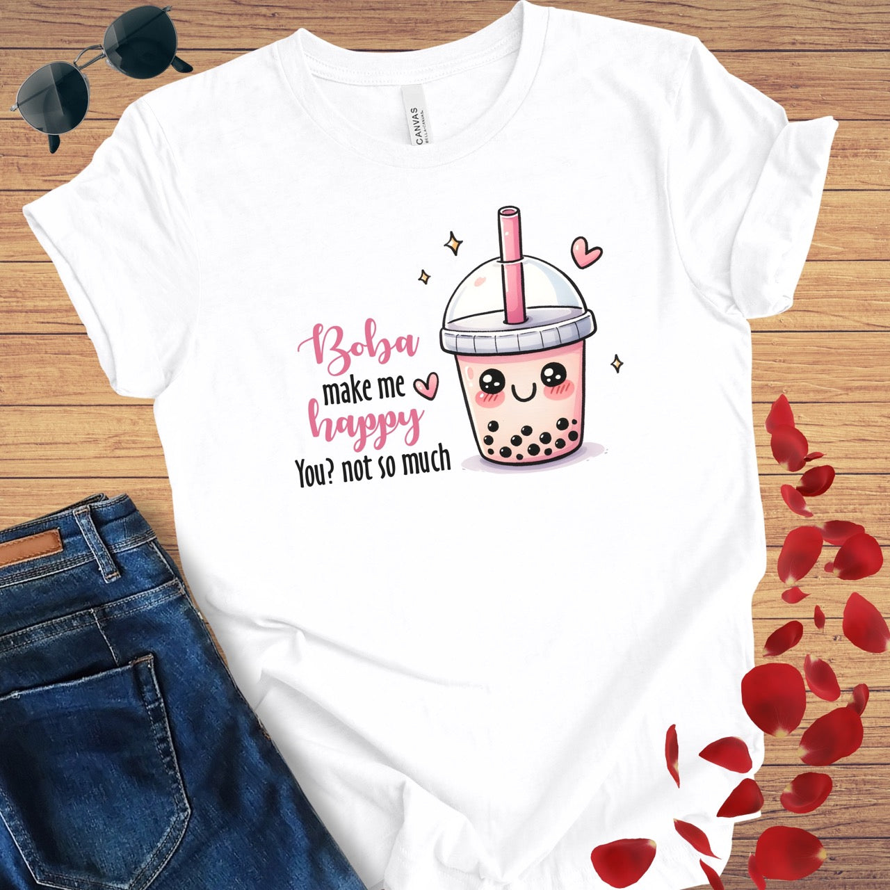 Boba Makes Me Happy T-Shirt