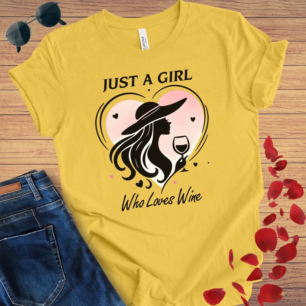 Just A Girl Who Loves Wine T-Shirt