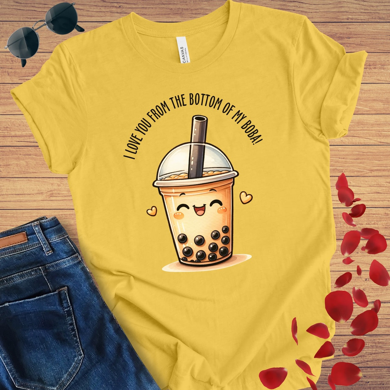 Love You From The Bottom Of My Boba T-Shirt