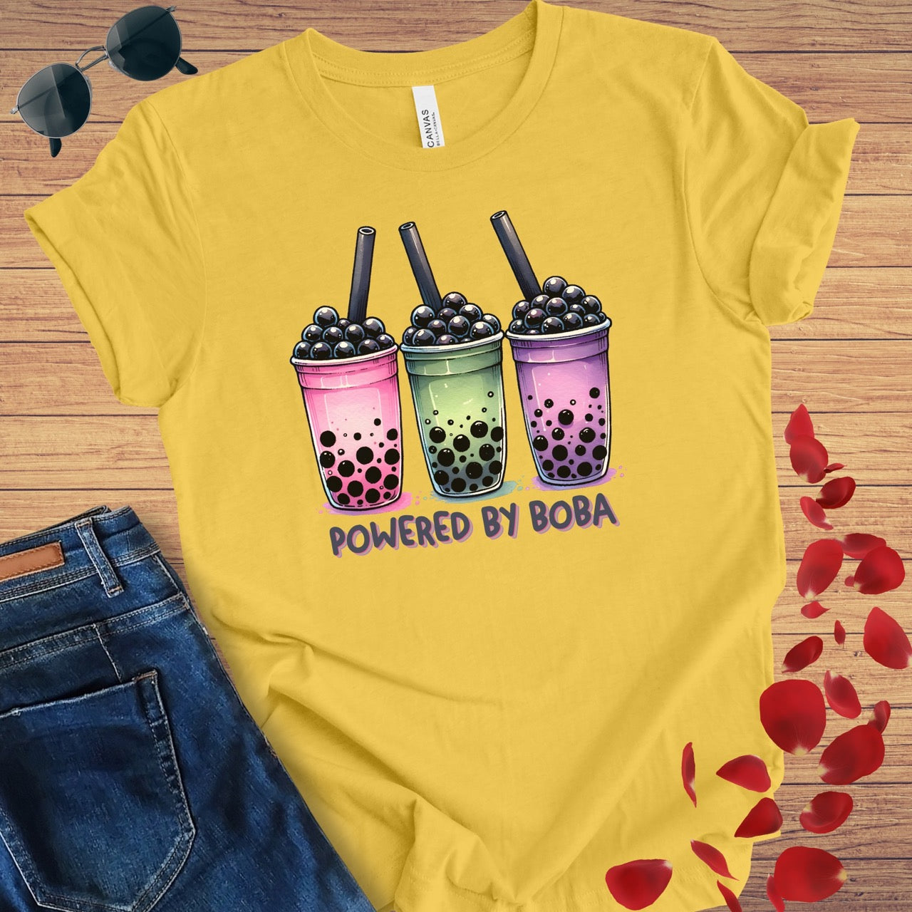 Powered By Boba T-Shirt