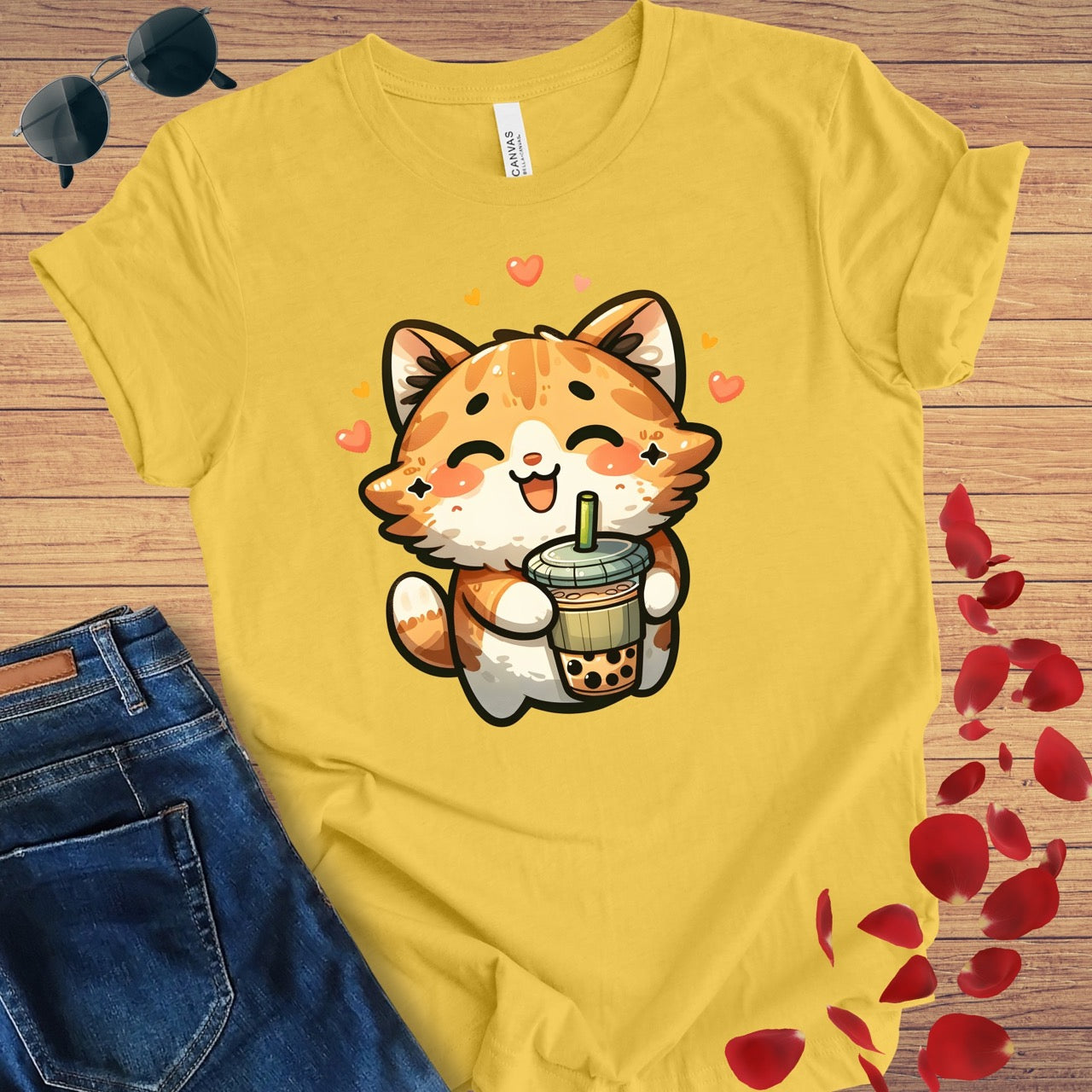 Cute Corgi Boba T-Shirt