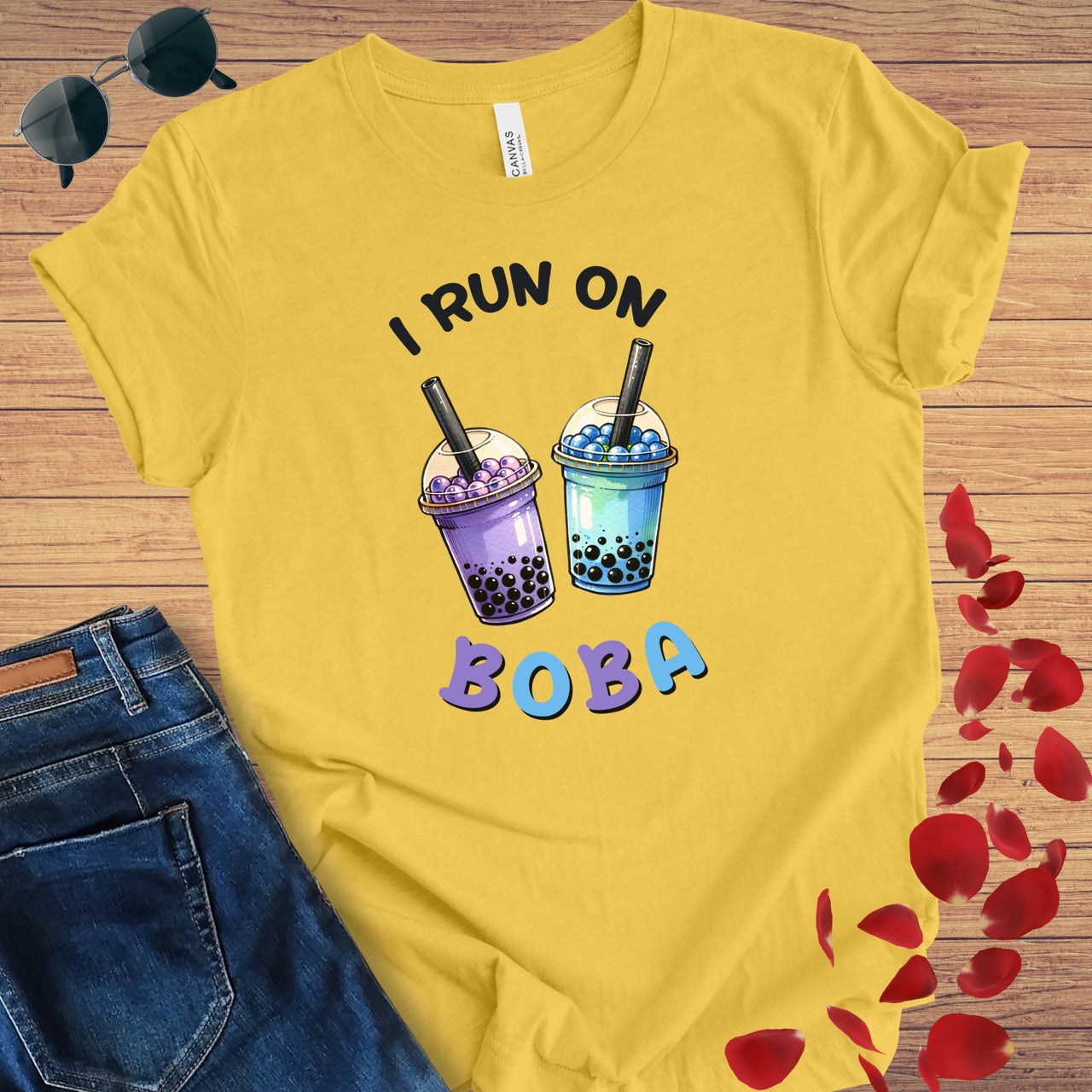 I Run On Boba T-Shirt